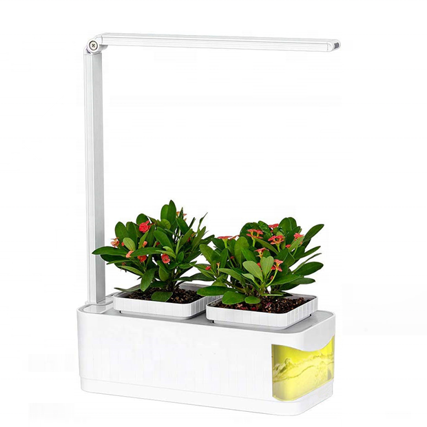 Mini Hydroponic Pot Smart Farm Mini Garden Grow Kits smart Garden for Herbs with LED grow light