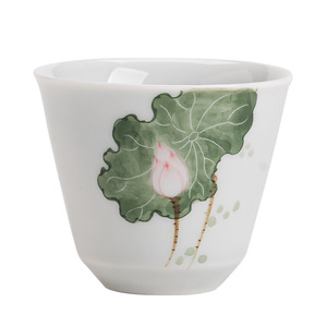 Hand Painted Porcelain <b>Tea</b> <b>Set</b> With Lid Dehua Ceramic Kung Fu <b>Tea</b> <b>Cup</b> For Afternoon <b>Tea</b> - Product Image 4