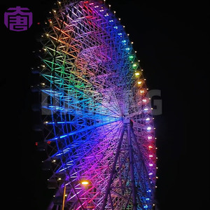 Éclairage LED RGB DMX512 pour grandes roues et manèges avec effets de couleur contrôlés individuellement - Product Image 2