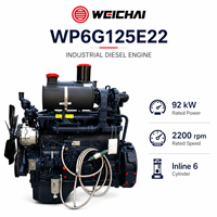 Mesin Diesel Industri Kecil Seri SCDC Weichai WP6G WP6G125E22 Inline untuk Pompa Irigasi, Pompa Transfer Air, dan Pompa Pemadam Kebakaran