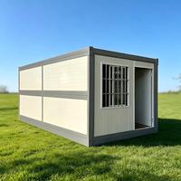 Casa Contenedor Plegable, Habitación de Hotel de Lujo, Villa Prefabricada de Acero, Dormitorio Temporal, Glamping Aislado