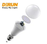 Skd Luz de alta potencia E27 B22 Base 5W 9W 12V 15W Bombilla Led T Piezas de materia prima Bombillas LED A SKD A60,