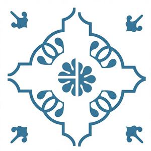 กระเบื้องซีเมนต์ 200x200 มม. กระเบื้องปูพื้นแบบด้านกันลื่น ผลิตด้วยมือ ดีไซน์ทันสมัย ผิวทนทาน เหมาะสำหรับปูพื้นห้องน้ำ ห้องครัว ห้องนั่งเล่น - Product Image 1