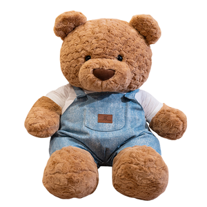 <span class=keywords><strong>Nana</strong></span> Bear Dressing per ragazze Velboa peluche tessuto figurale vestiti personalizzabili ODM Design PP cotone caldo senza Azo san valentino - Product Image 1
