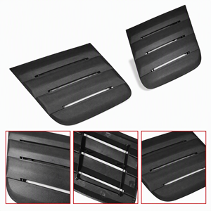 <strong>Matte</strong> Black Front Hood Vent Scoop Trim for Ford Mustang GT 2018 2019 Aggressive Styling PP Air Inlet Kit - Product Image 4