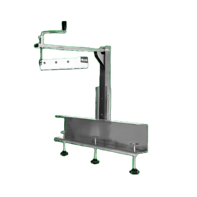 220V Semi-Automatic Pancake Machine with Hand Crank Bracket Dough/Bread/Tortilla/Empanada/Samosa Artifact Scraper Assembly