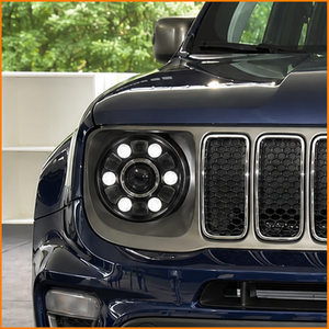 Pour Jeep Renegade 2016-2021, ensemble de phares LED avec double lentille de projecteur, halo étoilé DRL, remplacement plug and play - Product Image 6