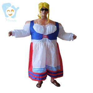 Halloween-Party Aufblasbares Deutsches Biermädchen-Kostüm - Product Image 2