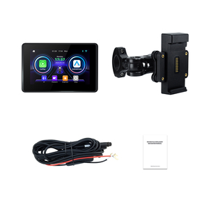 IP67 CarPlay Android แบบไร้สาย5นิ้วถอดได้ความสว่าง1000nit หน้าจอสัมผัสหน้าจอแสดงผลบนรถจักรยานยนต์กันน้ำ - Product Image 6