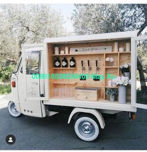 2026 Street Sale Philippines Food Tricycle Pizza Truck Mobile Kitchen Ape Ice Cream Hot Dog Beer Bar Food Cart Hoshine - Product Image 1
