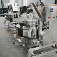 Marmite mélangeuse planétaire semi-automatique pour la fabrication de pâte de chili, de sauce hoisin et de marinade braisée – Idéale pour les usines de condiments