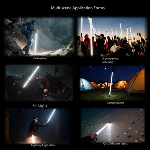 Bastones <span class=keywords><strong>de</strong></span> Senderismo Recargables Ultrabrillantes con Luz, Bastones <span class=keywords><strong>de</strong></span> Trekking Ligeros para Senderismo al Aire Libre, Camping, Caminatas Nocturnas, Luz Blanca - Product Image 5