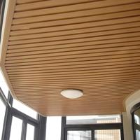 Revêtement mural extérieur en composite bois-plastique, directement de l'usine, écologique, ignifuge, imperméable, facile à installer, grain de bois pour