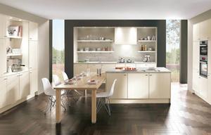Armoires de cuisine modernes au design libre avec poignées à fermeture amortie Tiroirs automatiques fabriqués en Chine - Product Image 6