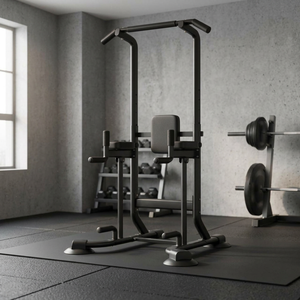 Estación de Dominadas Ajustable de Acero para Gimnasio en Casa, Equipo de Ejercicio Integral de Calistenia con Soporte para Piernas, Unisex, China - Product Image 3