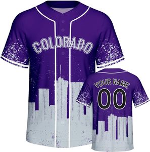 Custom Color Block Baseball City Jerseys <b>Shirts</b> for Fans Gifts <b>Men</b> Youth Women <b>Printed</b> Stitched Personalize Name& Number S-7XL - Product Image 1