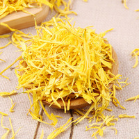 Vente en gros de pétales de chrysanthème dorés Parfum en vrac Pétales de fleur de chrysanthème jaune conservés