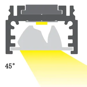 צר קרן Led עדשת חול מנורת גוונים עבור Led אור כיסוי