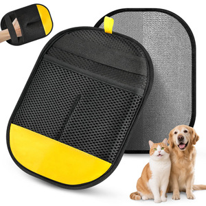 Gants Houji pour enlever les poils d'animaux avec brosse double face pour le nettoyage des chats et des chiens, gants anti-statiques pour enlever les peluches - Product Image 4