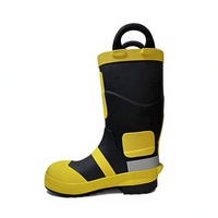 Vente directe d'usine, bottes de pompier en caoutchouc