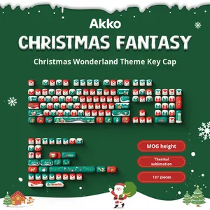 ชุดคีย์แคป <span class=keywords><strong>Akko</strong></span> สำหรับ <span class=keywords><strong>AKKO</strong></span> Christmas Fantasy ลายการ์ตูนกระต่ายหูยาว 3 มิติ แบบเห็ดเล็กๆ สำหรับนักเรียน งานพิมพ์แบบ Hot Sublimation เหมาะสำหรับสาวๆ - Product Image 5