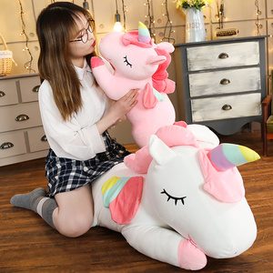 Cojín Decorativo con Diseño Novedoso de Arcoíris, Juguete de Unicornio de Peluche Eléctrico que Funciona con Batería - Product Image 3