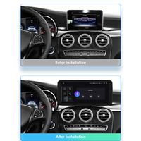 Factory Car radio10.33 pulgadas Android HD pantalla táctil GPS Carplay 4G reproductor wifi para Mercedes Benz Clase C W205 X253 2015-2018