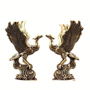 Vintage Brass <b>Bird</b> Figurine Metal Alloy Crafts Mythical Eagle Ornament for Collectible and Home Decor - Product Image 5