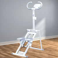 Appareil de cardio-training pliable pour la maison, simulateur d'escalade mural, avec pédales d'accélération et repose-mains, pour entraînement à domicile