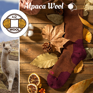 Calcetines de Lana de Alpaca para Hombre y <span class=keywords><strong>Mujer</strong></span>, Térmicos, Cálidos, Compresivos y Acolchados - Product Image 2