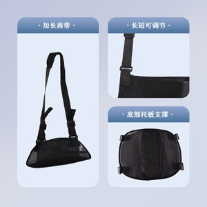 Attelle de bras respirante avec sangles réglables pour le soutien du coude et du poignet, protection sportive - Product Image 4