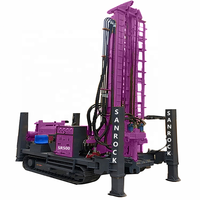 Rig de forage de puits d'eau 100m 200m 300m 400m 500m Machine de forage de puits profonds Rig de forage de puits d'eau portable