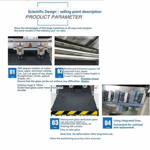 Mini 5.5kW multi-outils verre routeur précision automatique PLC moteur moteur miroir cosmétique 0.05mm machines pour le traitement cosmétique - Product Image 3