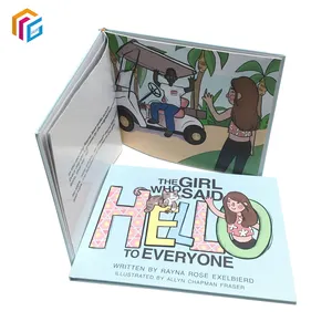 Hardcover Children Book Printing Custom Children Case Bound Book Child Story Book Printing