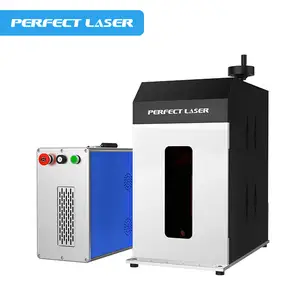 Perfect Laser 20W 30W 50W Desktop Metal SS Aluminum Copper Iron Plastic Fiber Laser Marker Engraver Engraving Marking Machine