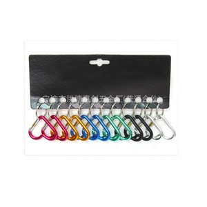 D Type <b>Hook</b> Aluminum Outdoor Metal Carabiner Keychain Multi Function Tactical <b>Clip</b> - Product Image 2