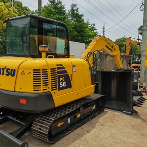 Original paint Original Komatsu PC56-7 5 ton Mini <b>Excavator</b> with good condition used Komatsu PC56-7 PC55 PC60 PC220 on hot sale - Product Image 2