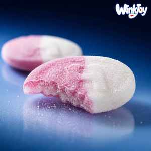Bonbons suédois acidulés ovales en forme de pièce d'or saveur goyave, certifiés végétaliens et halal, conformes aux normes américaines et européennes, vente en gros directe usine pour supermarchés - Product Image 1