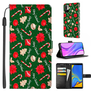 Housse en cuir de noël pour <span class=keywords><strong>iPhone</strong></span> 17 16 15 14 <span class=keywords><strong>13</strong></span> 12 11 Xr étui portefeuille à <span class=keywords><strong>rabat</strong></span> couverture de téléphone - Product Image 1