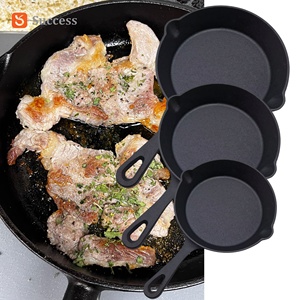 Nhà Máy Bán Buôn 16/20/26 Cm 3 Mảnh Đúc Sắt Chảo Đặt Không Dính Chảo Đồ Nấu Nướng Nhiệm Vụ Nặng Nề Chảo Cho Nhà Bếp Nấu Ăn - Product Image 5