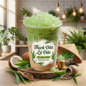 Exportación de Gelatina de Coco Pandan de Vietnam, Origen de Ingredientes Naturales, Sin Aditivos, Etiqueta OEM ODM, Buen Precio - Product Image 6
