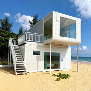 Contenedor expandible de diseño moderno de lujo, casa prefabricada al aire libre, panel de acero y sándwich, cabina de manzana para vivir y trabajar - Product Image 1