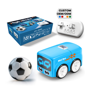 Intelligent Sensor Car Toy Smart 2.4G <strong>Remote</strong> <strong>Control</strong> Obstacle Avoidance Follow Car Cute Mini <strong>Bus</strong> with Music - Product Image 1