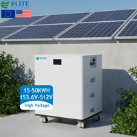 Batterie au lithium LiFePO4 empilable haute tension 51,2 V 48 V 100 Ah 15 kWh 20 kWh 30 kWh 40 kWh pour système de stockage d'énergie solaire domestique, stock UE