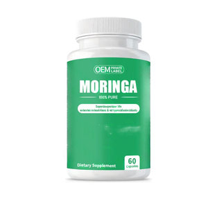 OEM Biologische <span class=keywords><strong>Moringa</strong></span> Bladeren Poeder <span class=keywords><strong>Capsules</strong></span> voor Immuunondersteuning <span class=keywords><strong>Moringa</strong></span> Bladeren <span class=keywords><strong>Capsules</strong></span> - Product Image 1