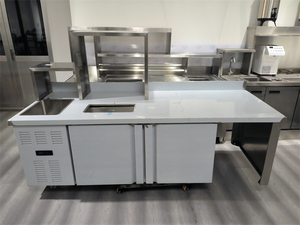 เคาน์เตอร์ร้านชาสแตนเลสยอดนิยมปี 2026 เคาน์เตอร์ชานมไข่มุกคุณภาพสูง - Product Image 4