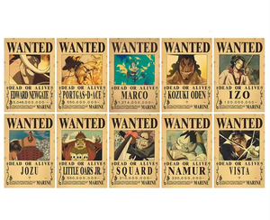 200 Styles Promotion en Gros Affiches Anime Luffy Zoro Nami Shanks Sanji Ace Sabo Affiches <span class=keywords><strong>Wanted</strong></span> en Papier Kraft Dessin Animé Décoration Murale - Product Image 2