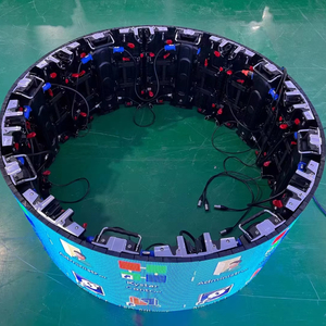 Bên Trong/Bên Ngoài Hình Dạng Vòng Cung 45 Duy Nhất <span class=keywords><strong>LED</strong></span> Tủ Linh Hoạt Cho Thuê Màn Hình <span class=keywords><strong>LED</strong></span> Tủ Cho Vòng Góc Vòng Tròn Góc Bên Phải <span class=keywords><strong>LED</strong></span> Hiển Thị - Product Image 1