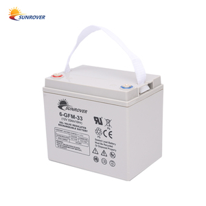 Pin axit chì 12V 38 40 50 55 <span class=keywords><strong>65</strong></span> 80 85ah 40-60V điện áp cao bảo trì miễn phí chu kỳ sâu pin năng lượng mặt trời Gel - Product Image 2