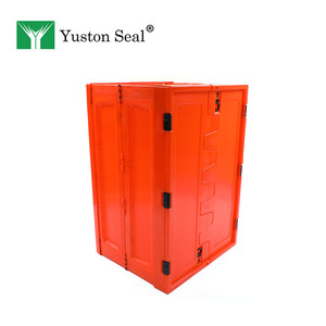 Plastic crates folding stackable turnover box with lid plastic moving crate collapsible crate